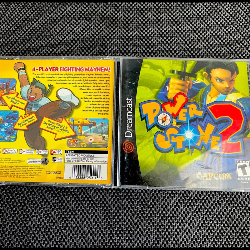 Power Stone 2 For Sega Dreamcast (USED)
